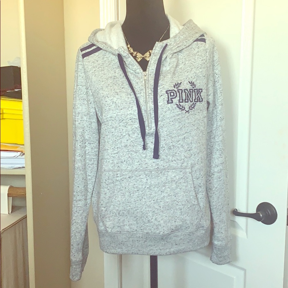 PINK grey and navy blue sweater new with tags..